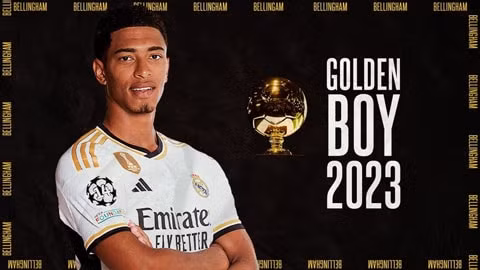 Vượt qua các đối thủ xuất sắc, Jude Bellingham giành Golden Boy 2023