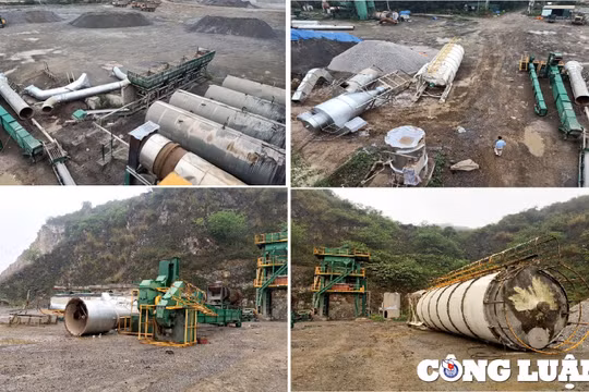 Nghệ An: Tháo dỡ 2 trạm trộn bê tông trái phép sau phản ánh của Báo Nhà báo và Công luận
