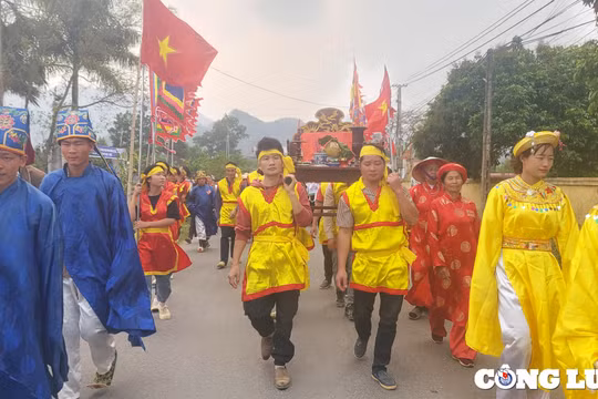 Phú Thọ: Độc đáo lễ rước Thánh, rước Văn tại Hội Đình Thủ Rồng