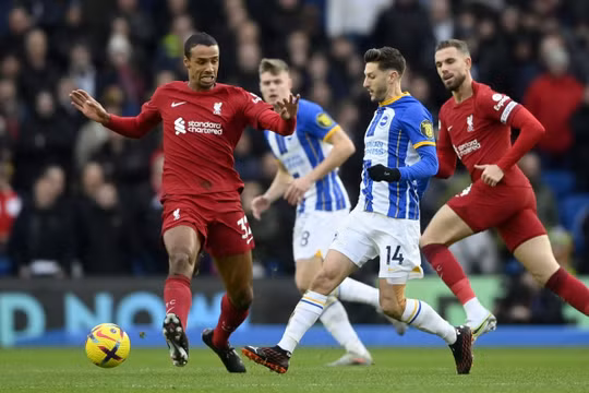 Thắng đậm Liverpool, Brighton chiếm vị trí thứ 7 BXH Ngoại hạng Anh