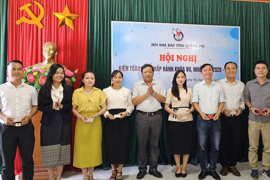 Hội Nhà báo tỉnh Quảng Trị tiếp tục đổi mới, nâng cao chất lượng tổ chức và hoạt động