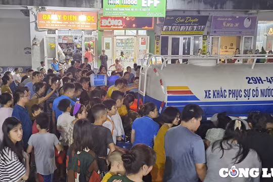 Bí thư Hà Nội: Yêu cầu cấp nước ổn định trở lại cho người dân Khu đô thị Thanh Hà