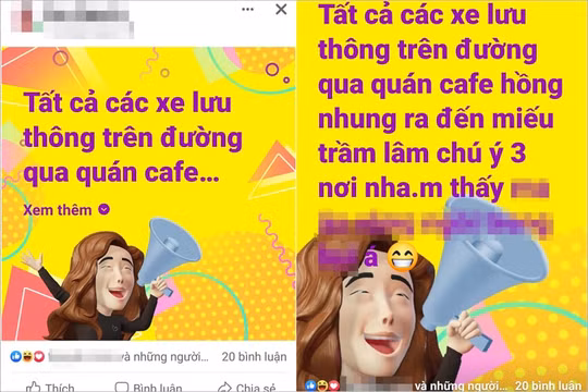 Xử phạt một phụ nữ lên mạng “báo chốt” CSGT làm nhiệm vụ