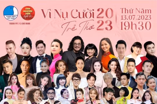 Gần 150 Nghệ sỹ đình đám Việt lan tỏa yêu thương từ Hành trình Vì nụ cười trẻ thơ 2023