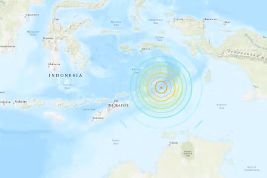 Động đất mạnh 7,6 độ richter xảy ra ngoài khơi Indonesia