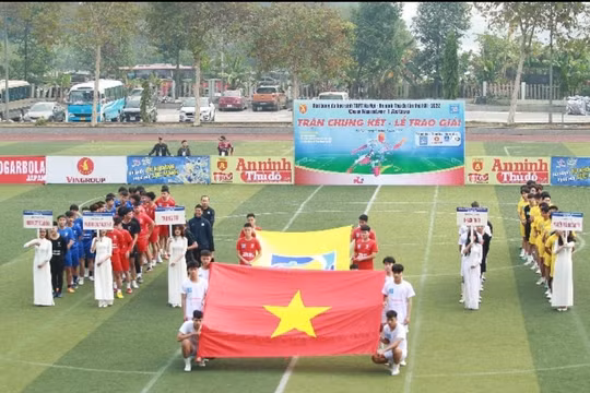 Sức hấp dẫn trận chung kết giải bóng đá học sinh THPT Hà Nội - An ninh Thủ đô lần thứ XXI