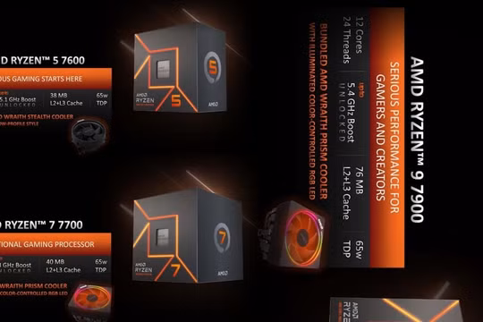 AMD trình làng loạt CPU mới