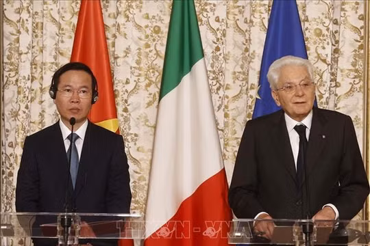 Thúc đẩy hợp tác thương mại đầu tư song phương Việt Nam - Italy phát triển mạnh mẽ