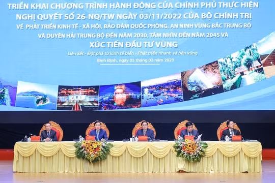 Chính phủ triển khai thực hiện Nghị quyết của Bộ Chính trị về vùng Bắc Trung Bộ và duyên hải Trung Bộ
