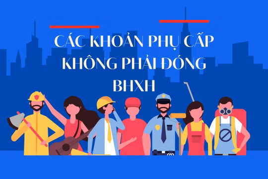 Các khoản phụ cấp không phải tính đóng bảo hiểm xã hội