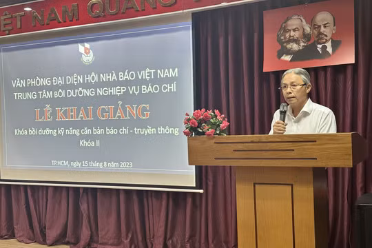 TP. Hồ Chí Minh: Khai giảng Khóa học Bồi dưỡng kỹ năng căn bản về báo chí - truyền thông năm 2023