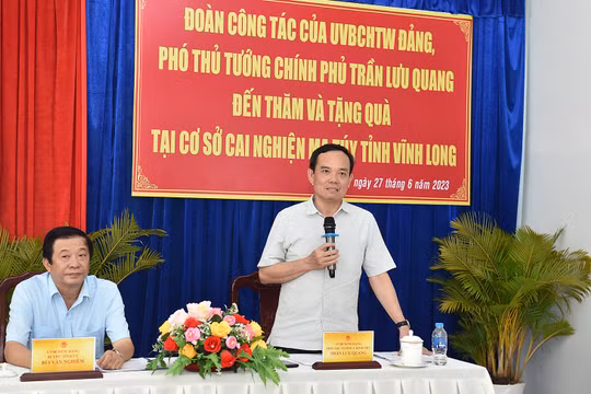 Vĩnh Long cần phấn đấu trở thành hình mẫu về điều trị cai nghiện ma túy tại đồng bằng sông Cửu Long