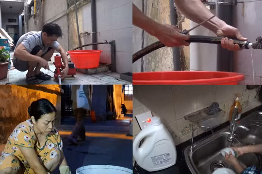 Trung Văn (Nam Từ Liêm, Hà Nội): Cuộc sống người dân đảo lộn vì thiếu nước sạch