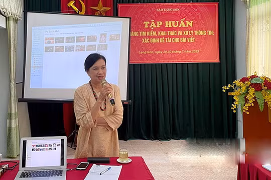 Tập huấn kỹ năng tìm kiếm, khai thác và xử lý thông tin cho phóng viên