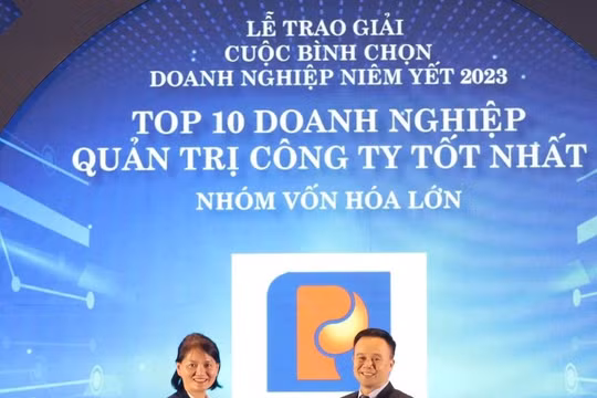 Petrolimex được vinh danh Top 10 doanh nghiệp quản trị công ty tốt nhất nhóm vốn hóa lớn năm 2023