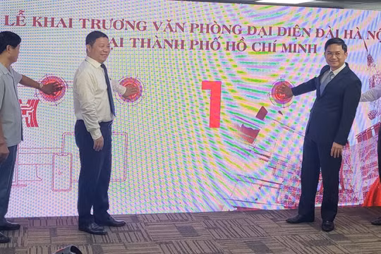 Đài Phát thanh và Truyền hình Hà Nội khai trương Văn phòng đại diện tại TP Hồ Chí Minh