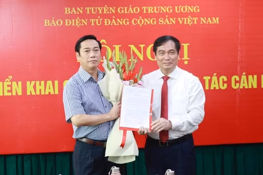 Nhà báo Nguyễn Công Dũng được giao phụ trách Báo điện tử Đảng Cộng sản Việt Nam từ 1/7/2023