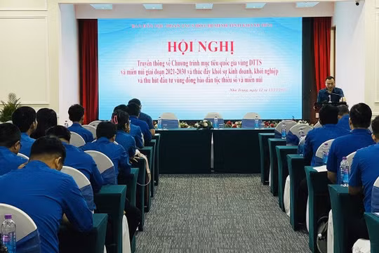 Khánh Hòa tổ chức Hội nghị truyền thông về khởi nghiệp, thu hút đầu tư vùng đồng bào DTTS và miền núi