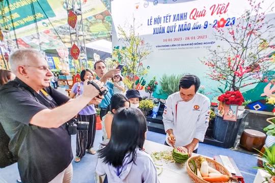 Hấp dẫn lễ hội ‘Tết Xanh - quà Việt Xuân Quý Mão 2023’