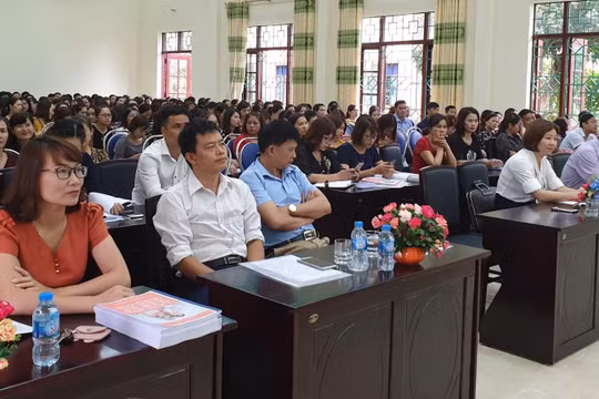 Thái Nguyên đề xuất bổ sung 3.743 biên chế giáo viên