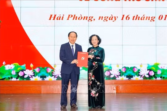 Bộ Chính trị phân công ông Lê Tiến Châu làm Bí thư Thành ủy Hải Phòng