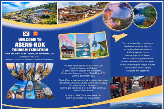 Triển lãm, quảng bá văn hóa, du lịch ASEAN - Hàn Quốc tại Hà Nội