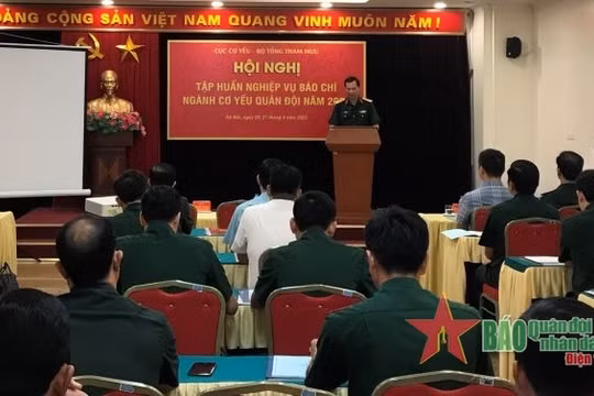 Tập huấn nghiệp vụ báo chí cho cán bộ, nhân viên ngành Cơ yếu