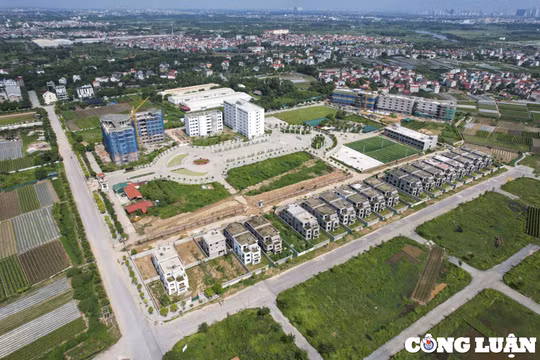 Toàn cảnh dự án Trường Đại học Tài chính - Ngân hàng Hà Nội xây dựng không phép
