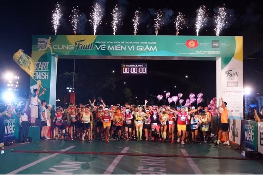 Faith đồng hành cùng giải chạy marathon đầu tiên tại Nghệ An