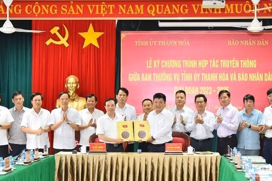 Tỉnh Thanh Hóa và Báo Nhân Dân nâng cao chất lượng, hiệu quả công tác phối hợp tuyên truyền