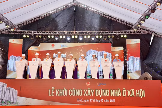 Thừa Thiên Huế: Khởi công xây dựng hơn 1.000 căn nhà ở xã hội