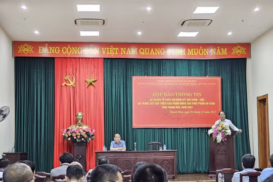 Trưng bày 200 gian hàng giới thiệu sản phẩm nông sản thực phẩm an toàn tỉnh Thanh Hoá