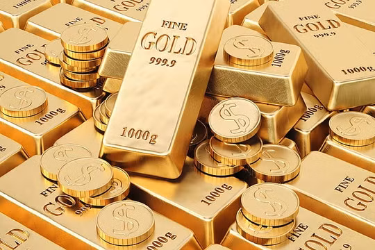 Giá vàng thế giới tăng mạnh gấp 13,6 lần vàng SJC