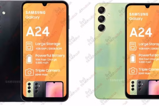 Giá bán cụ thể của Galaxy A24