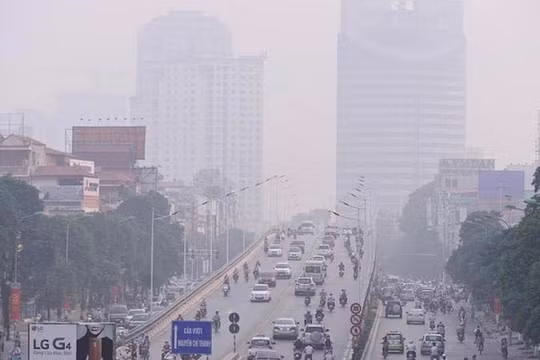 Chất lượng không khí ở Hà Nội ở ngưỡng nguy hại