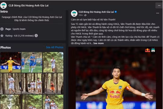 Vũ Văn Thanh chia tay CLB Hoàng Anh Gia Lai