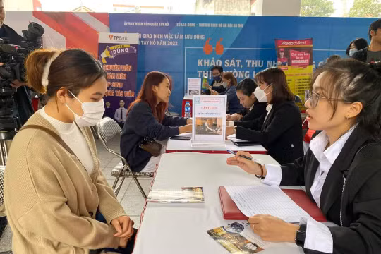 Hà Nội: Hơn 44.500 lao động được giải quyết việc làm trong quý I/2023
