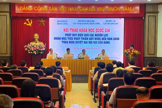 Tạp chí Cộng sản tổ chức Hội thảo "Phát huy hiệu quả các nguồn lực nhằm thực hiện mục tiêu phát triển đất nước"