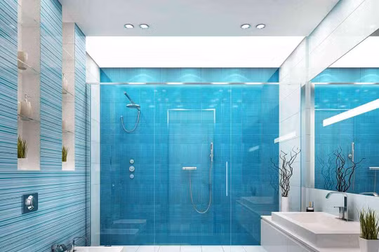 Chọn màu sơn phòng tắm theo phong thủy