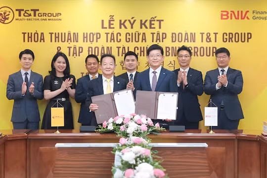 T&T Group hợp tác với BNK - tập đoàn tài chính hàng đầu Hàn Quốc