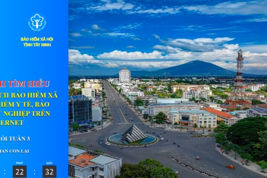 Tây Ninh: Tổ chức Cuộc thi tìm hiểu về chính sách BHXH, BHYT, BHTN trên Internet năm 2023
