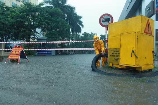Hà Nội chủ động phương án phòng, chống úng ngập mùa mưa