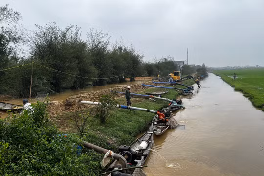 Quảng Trị: Hơn 2.000 ha lúa bị ngập úng do mưa lớn