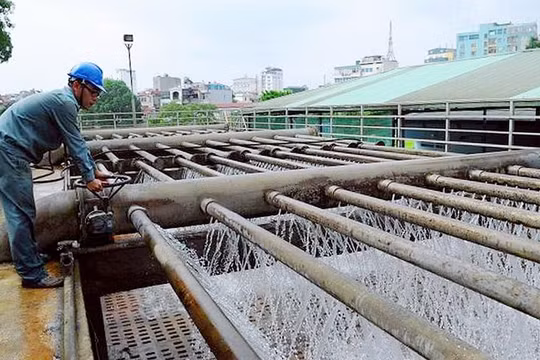 Hà Nội đảm bảo đủ nước sinh hoạt trong những ngày nắng nóng cao điểm