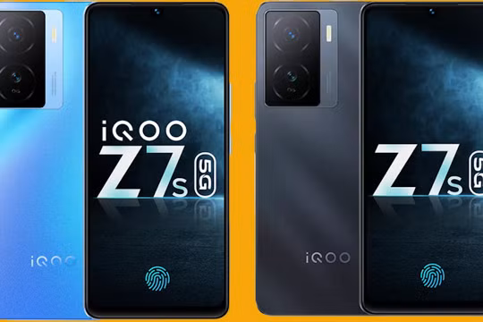 Hình ảnh render đầu tiên về iQOO Z7s