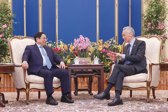 Việt Nam - Singapore tăng cường tin cậy chính trị, không ngừng thúc đẩy hợp tác kinh tế