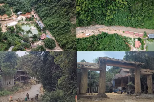 Đà Bắc (Hòa Bình): Ngang nhiên lấn suối, xây dựng trái phép gần chục nghìn m2 trên đất nông nghiệp