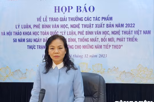 Tôn vinh 19 tác phẩm lý luận, phê bình văn học, nghệ thuật chất lượng cao