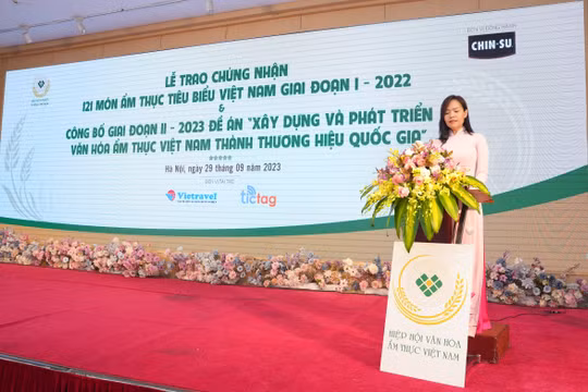 CHIN-SU đồng hành cùng Hiệp hội Văn hóa Ẩm thực Việt Nam vinh danh 121 món ăn tiêu biểu năm 2022