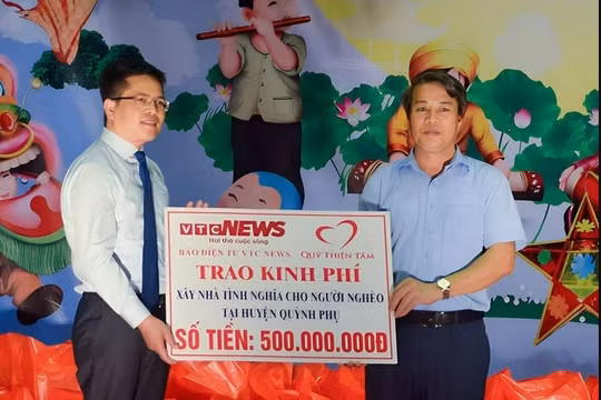 Báo điện tử VTC News chung tay xây dựng nhà tình nghĩa tại Thái Bình